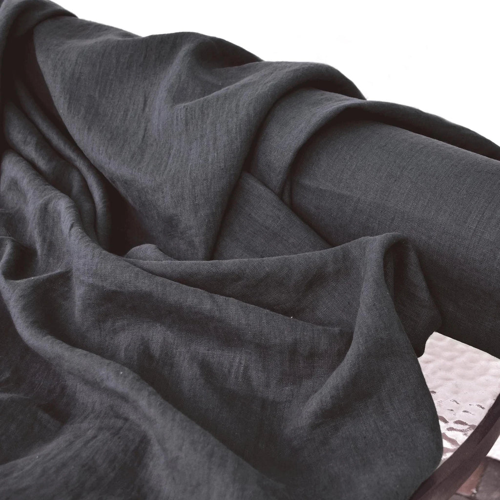 Soft Washed Natural Linen Fabric – 58" Wide