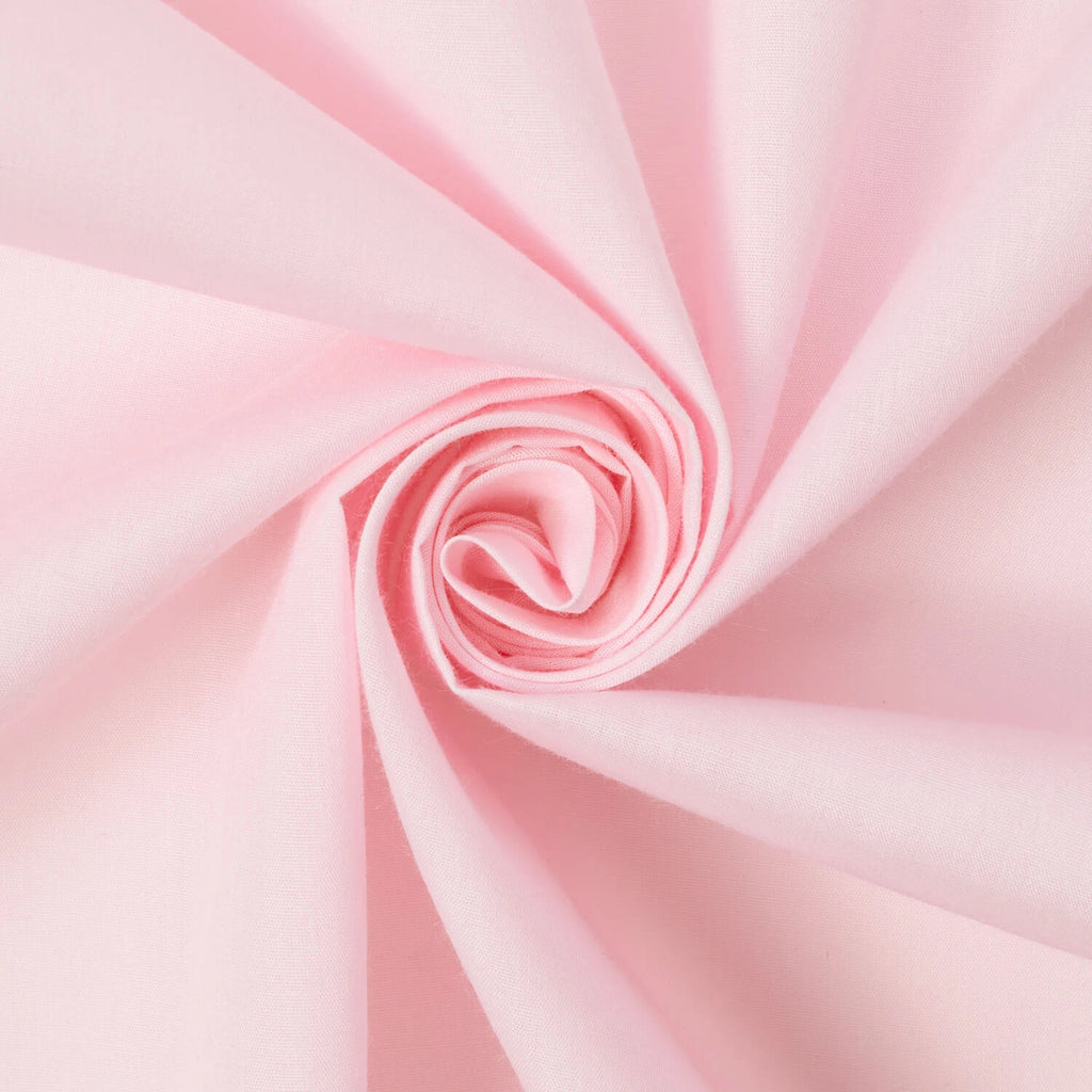 Poly Cotton Broadcloth Fabric – Solid Plain Weave 60" Wide